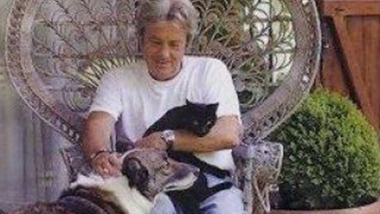 Alain Delon e il gatto