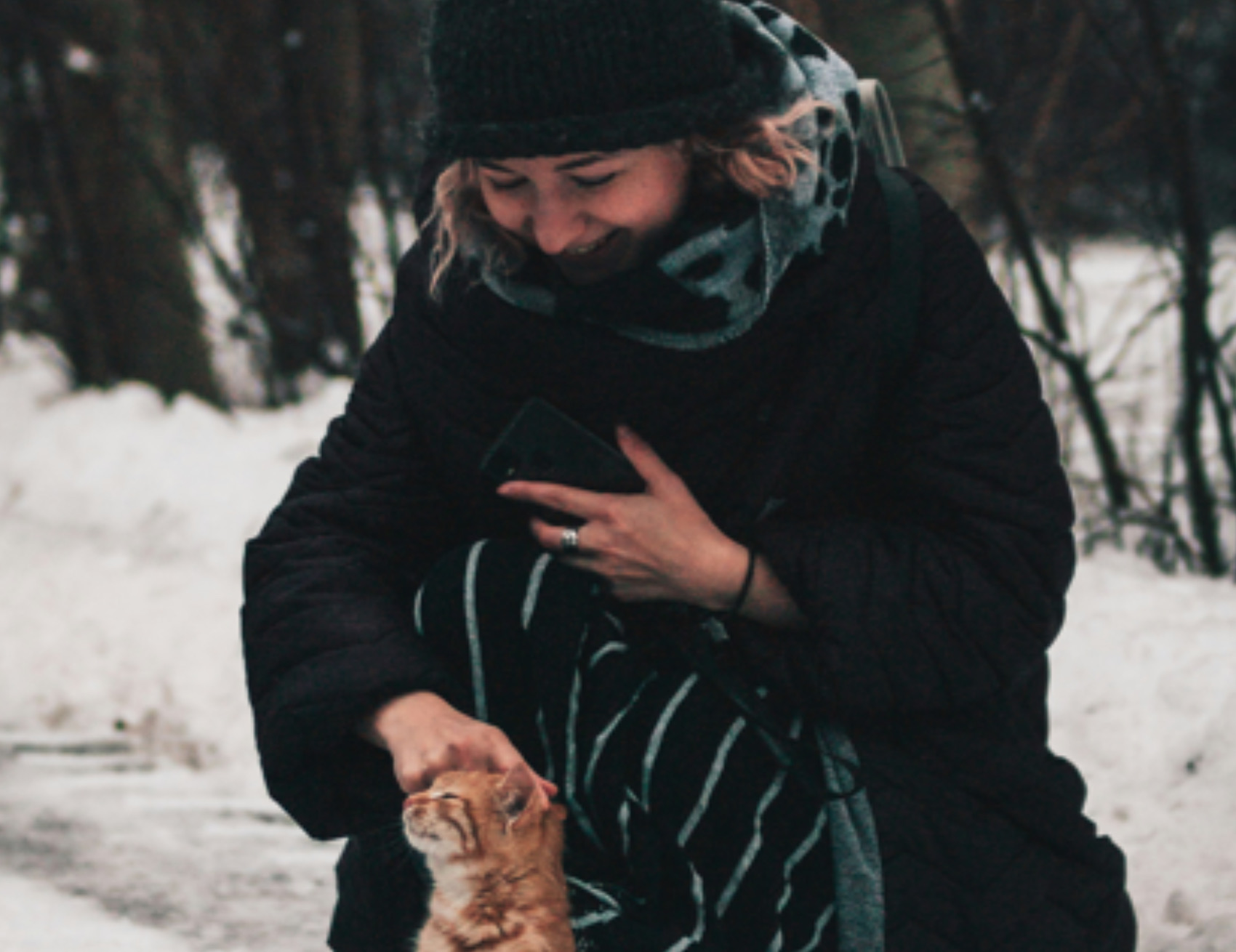 Gatto e umano